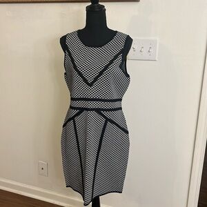 NWT Catherine Malandrino Designer Spandex Dress, Sz. Large.